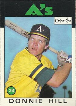 1986 O-Pee-Chee Baseball Cards 310     Donnie Hill